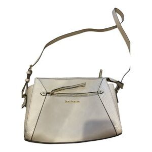 Enzo Angliolini Faux Leather off white crossbody purse